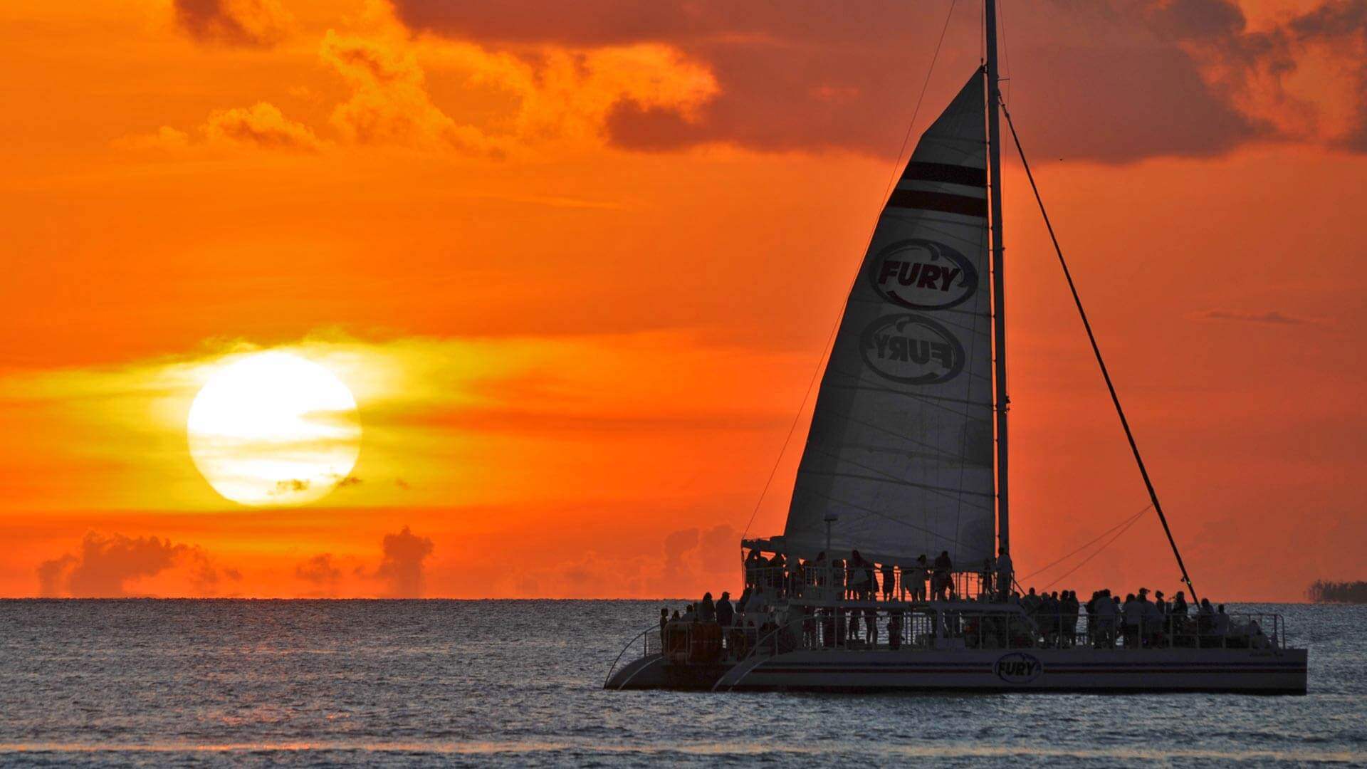 Sunset cruise in the Florida Keys